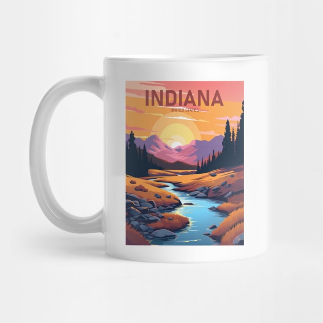 INDIANA by MarkedArtPrints